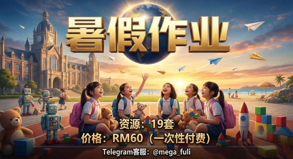 暑假：作业学习mega档案资源（Telegram 永久群）